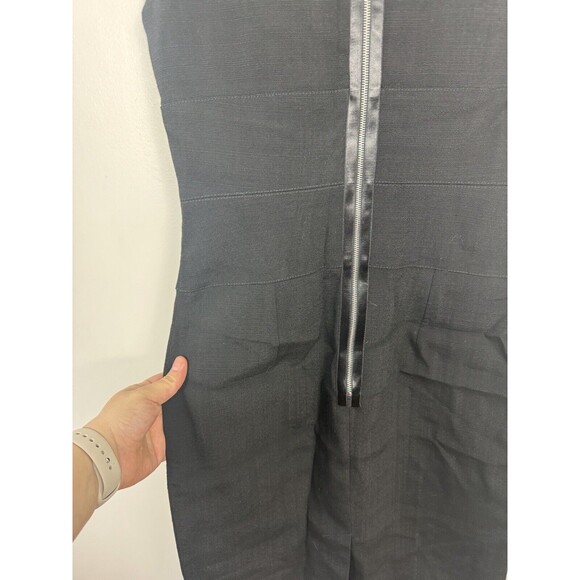 Dolce & Gabbana Black Bodycon Textured Mini Dress Sleeveless Size 40 - Picture 8 of 16